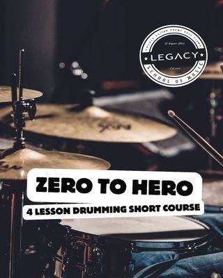 4 Week Drumming short course - Zero to Hero