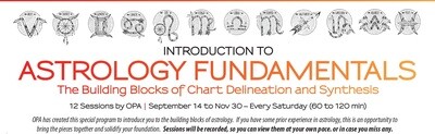 Astrology Fundamentals Online Program