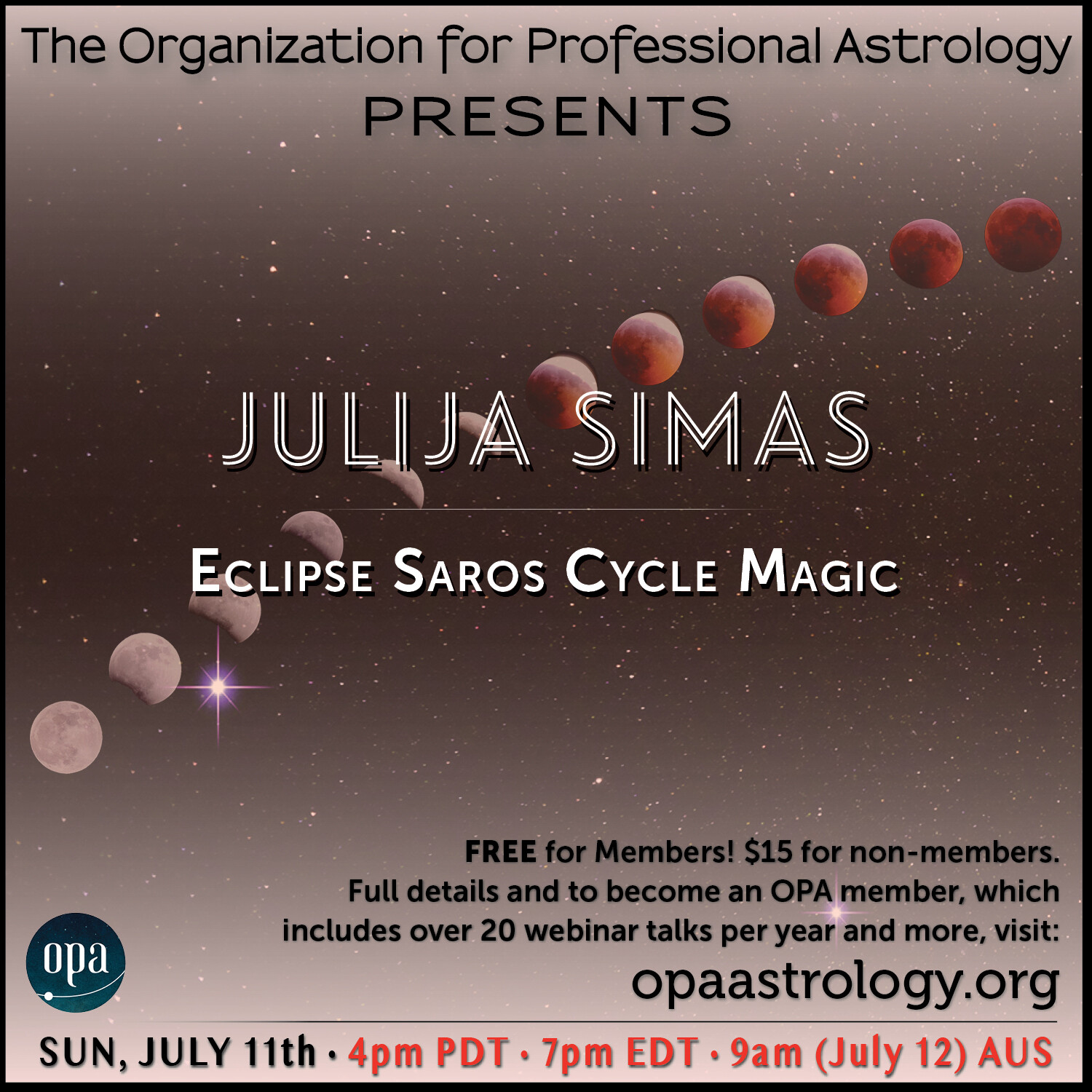 Julija Simas : Eclipse Saros Cycle Magic