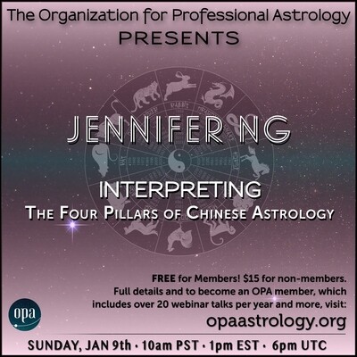 Jennifer Ng : Interpreting the Four Pillars of Chinese Astrology