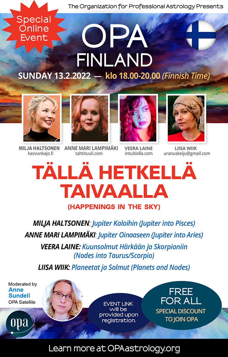 OPA Finland - Tällä hetkellä taivaalla