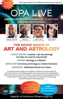 OPA LIVE: The Divine Dance of Art and Astrology