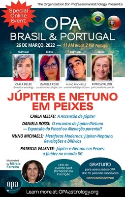 OPA Brasil &amp; Portugal: Júpiter e Netuno em Peixes