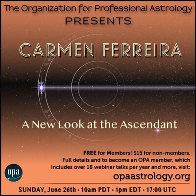 Carmen Ferreira: A New Look at the Ascendant