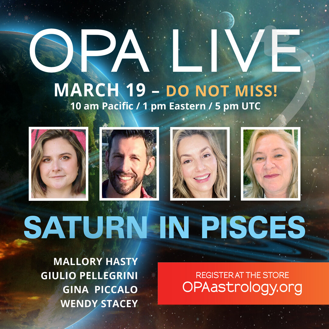 OPA LIVE - Saturn in Pisces (Recording)