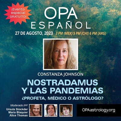 Recording - OPA Español-Nostradamus y las Pandemias: ¿Profeta, Médico o Astrólogo?