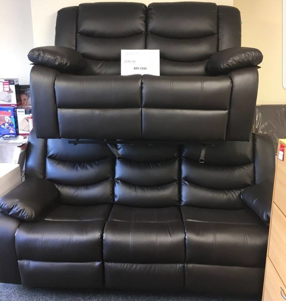 Leather recliner Sofa 2+3