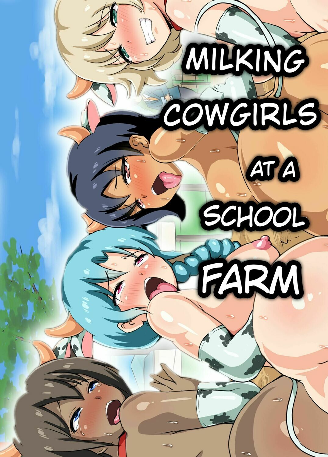 Milking Cowgirls at a School Farm (DIGITAL)