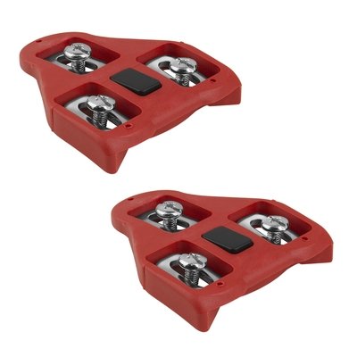 BV Bike Cleats Compatible with Look Delta (9 Degree Float) - Indoor Cycling &amp; Road Bike Bicycle Cleat Set