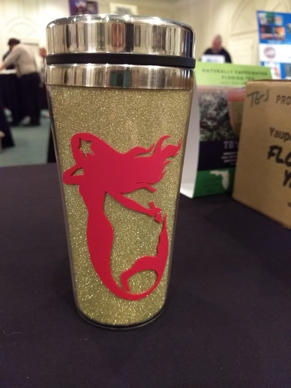 Troweling Mermaid Glitter Coffee Traveler