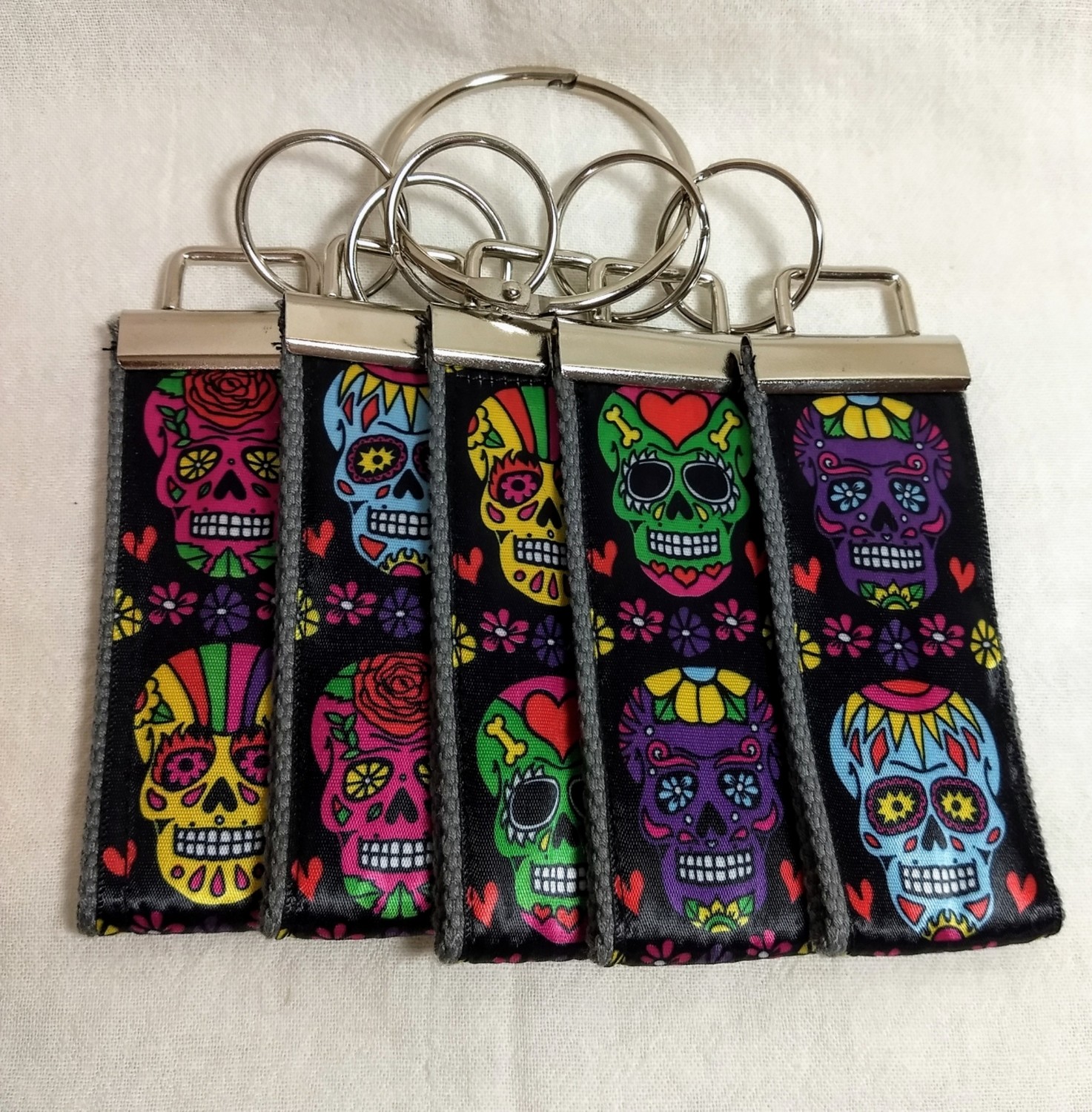 Sugar Skull Keychain