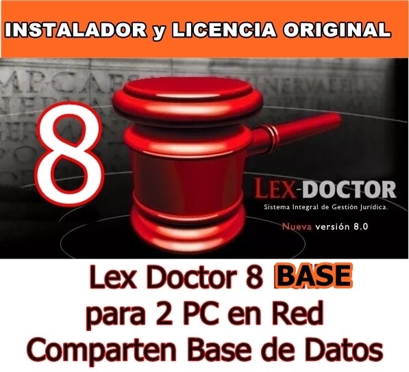 Lex Doctor 8 base para 2 PC comparten datos en red
