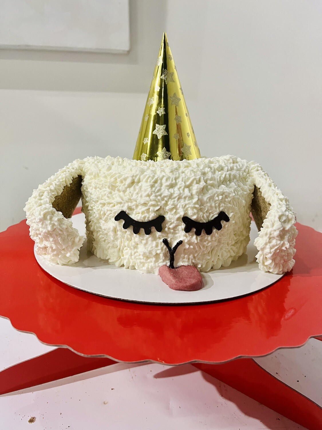 Marshmallow Sheep Birthday Cake Recipe Lamb Chop Cake