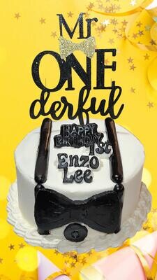 Mr. One-Derful Cake