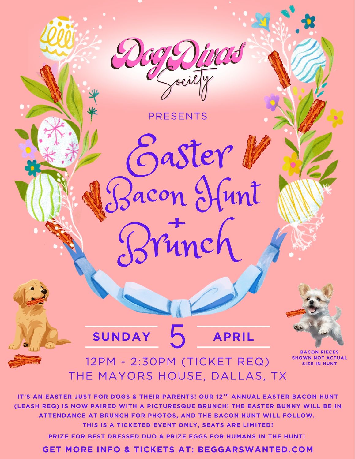 Ticket to the Easter Bacon Hunt & Brunch!