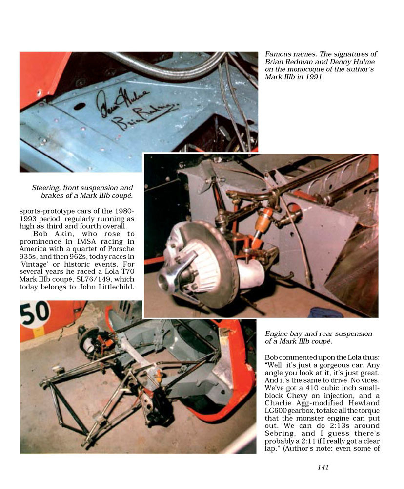 洋書 LOLA T70 本物の Racing The T70 LOLA 洋書 History 洋書 背割れあり