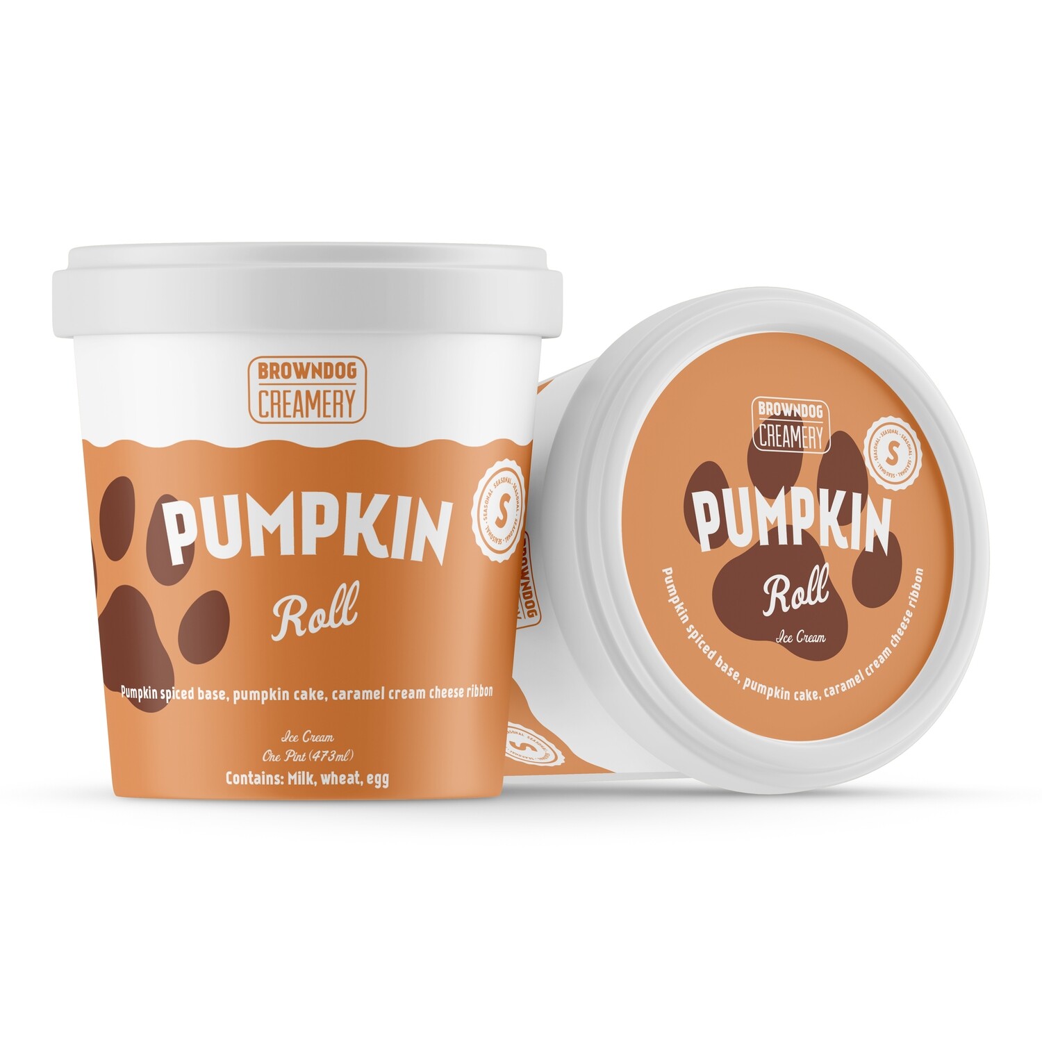 Pumpkin Roll Ice Cream Pumpkin Roll Ice Cream