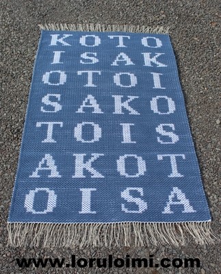 Sanoja - kuviomatto