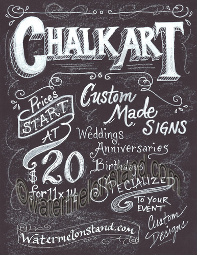 Chalkboard Art Design Deposit