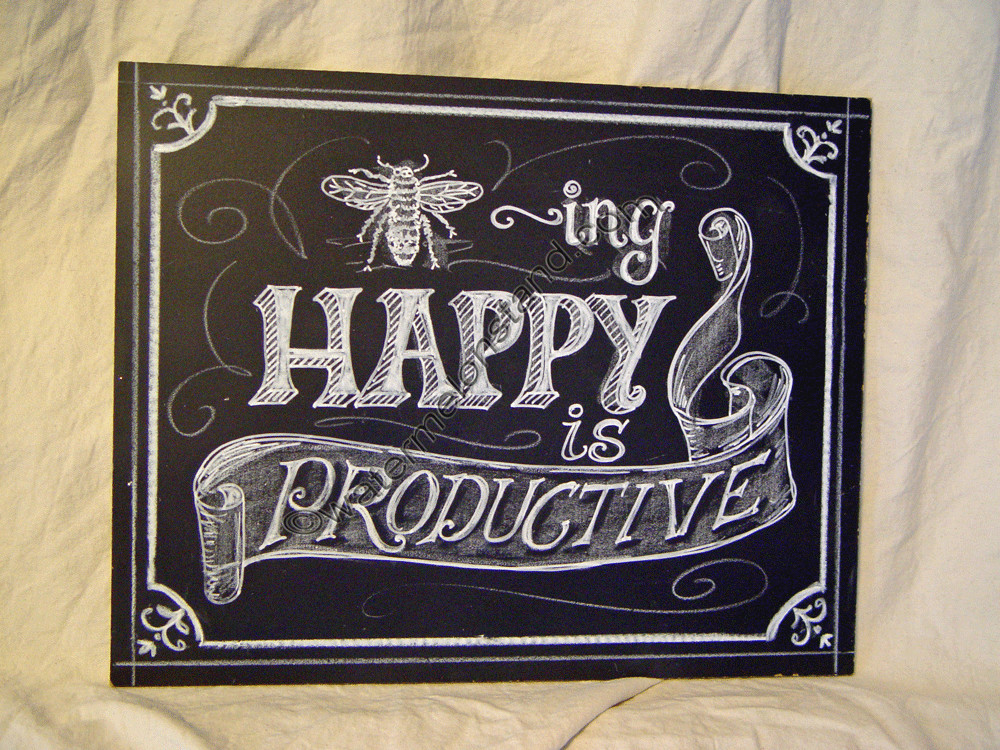 Chalkboard Art Poster 11 x 14 card stock