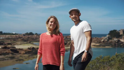 Marion et Boris, à Pleumeur-Bodou