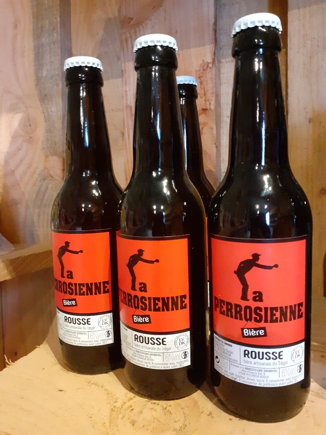 Nouveau : bière rousse la Perrosienne 33cl Nouveau : bière rousse la Perrosienne 33cl