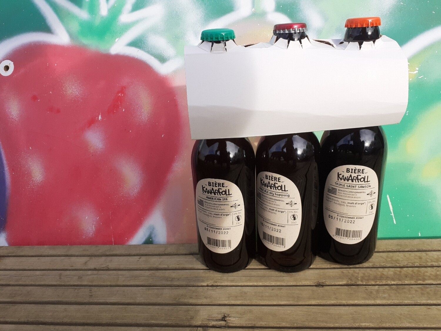 Lot de 3 bieres 33cl kanarfoll Lot de 3 bieres 33cl kanarfoll
