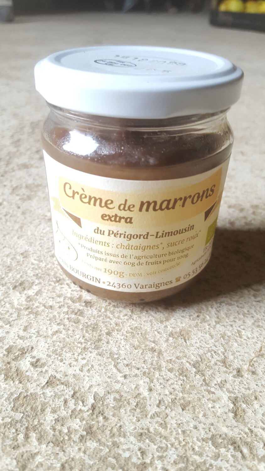 Crème de marron, Bio, 190gr