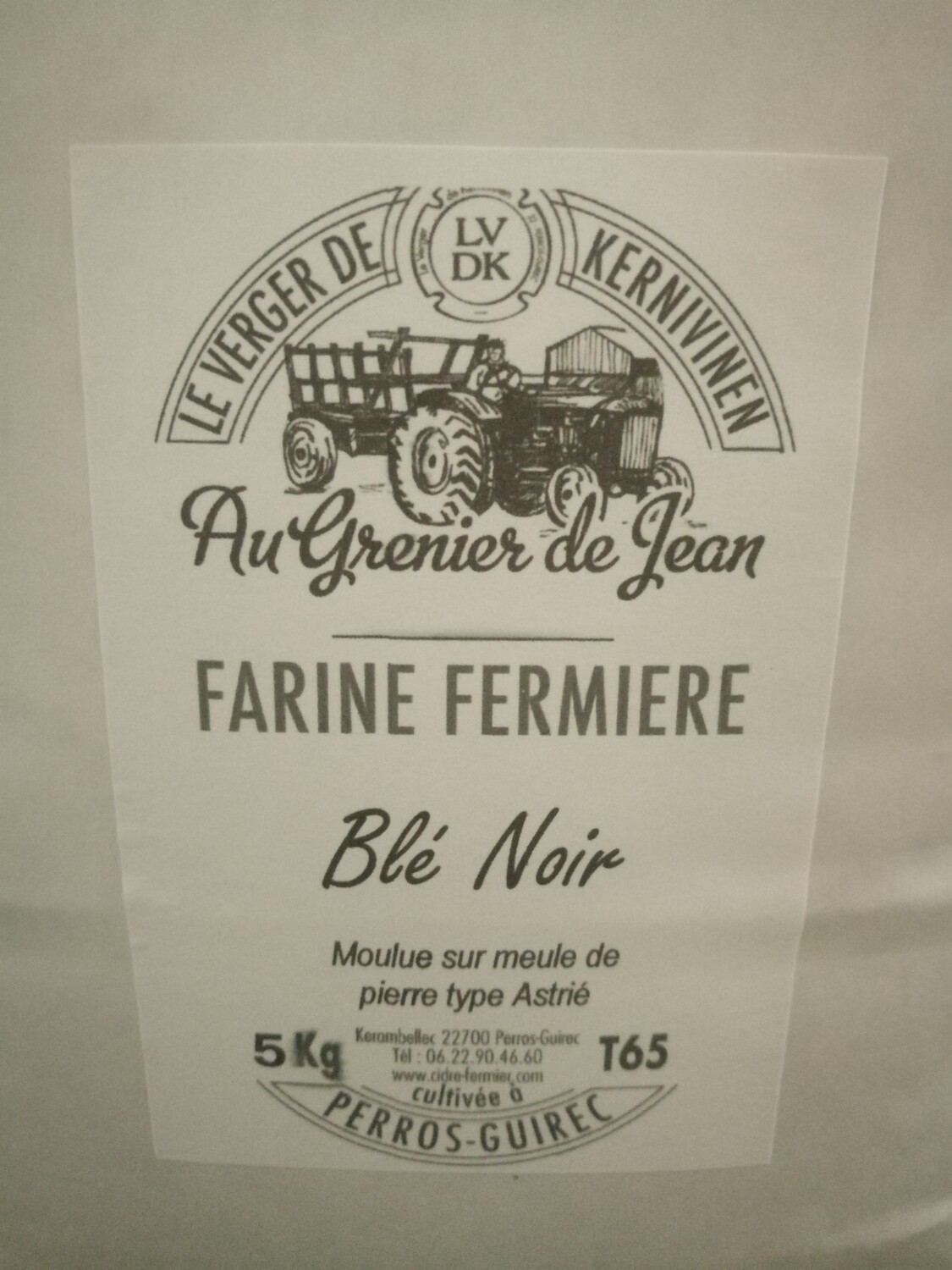Farine de sarrasin (blé noir) Bio 5kg Farine de sarrasin (blé noir) Bio 5kg