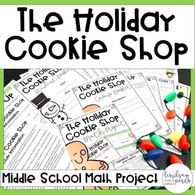 The Christmas Cookie Shop Math Project