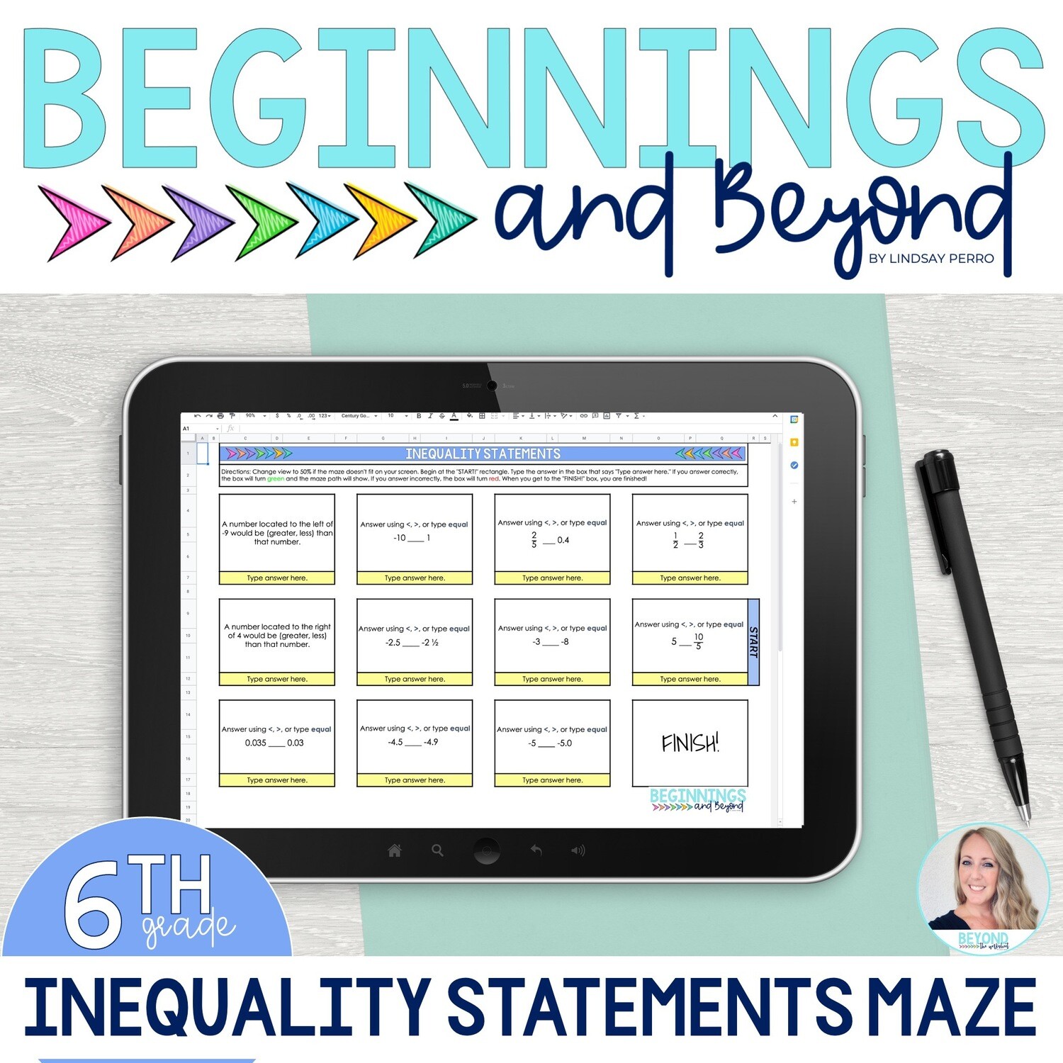 Statements of Inequalities Digital Maze