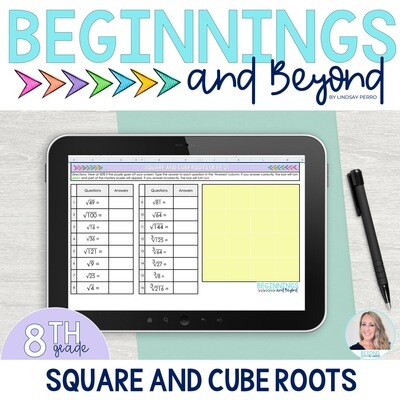 Square and Cube Roots Digital Puzzle