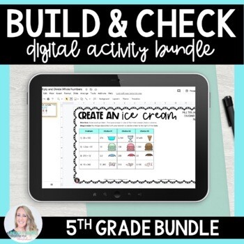 5th Grade - Digital Build and Check Activity Bundle
