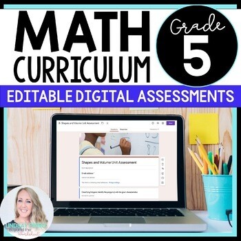 5th Grade Math Curriculum - Digital Assessments for Distance Learning