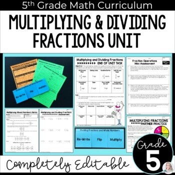 Multiplying and Dividing Fractions Unit