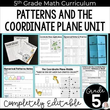 Patterns and The Coordinate Plane Unit