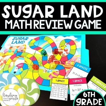 6th Grade End of Year Review Game