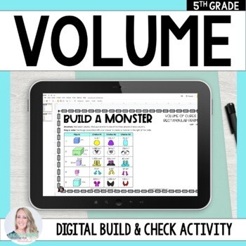 Volume of Cubes and Rectangular Prisms - Digital Build & Check Activity