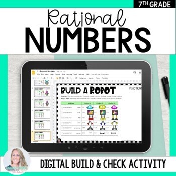 Rational Numbers - Digital Build & Check Activity