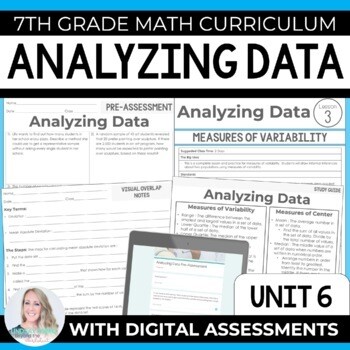 Analyzing Data Unit: 7th Grade Math