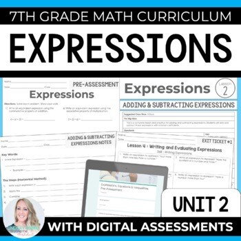 Expressions Unit: 7th Grade Math