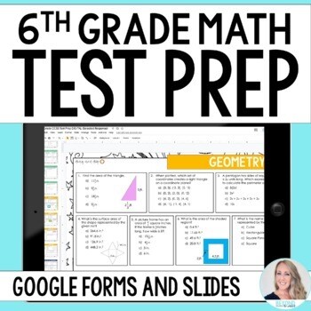 6th Grade Math Test Prep - Digital Version