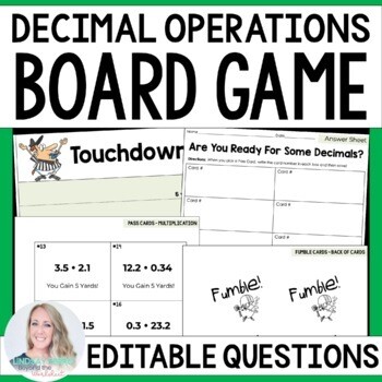 Decimal Operations Board Game