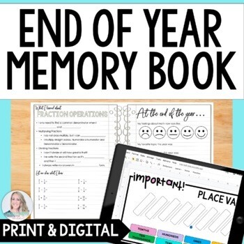 End of Year Math Activity (Upper Elementary)