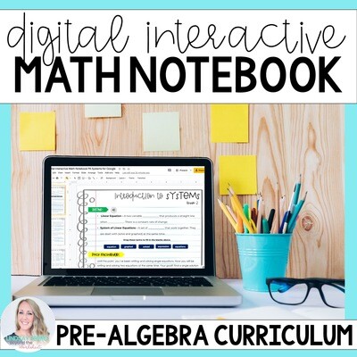 Pre-Algebra Digital Interactive Notebook Bundle