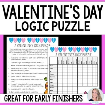 Valentines Day Logic Puzzle