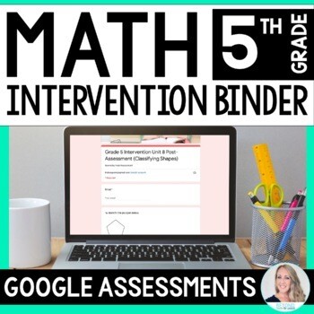 5th Grade Math Intervention Google Assessments