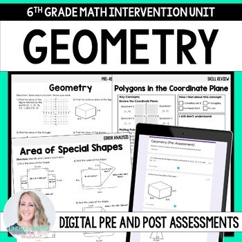 Geometry Intervention Unit for 6th Grade