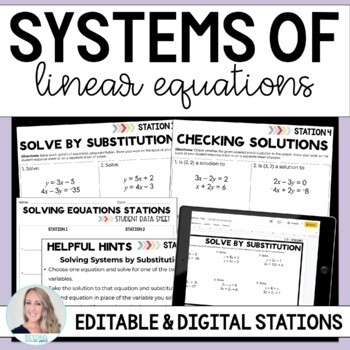 Systems of Equations: Math Stations