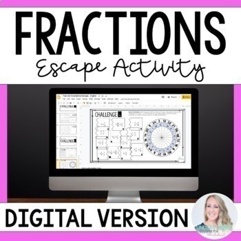 Fraction Operations Digital Escape Room